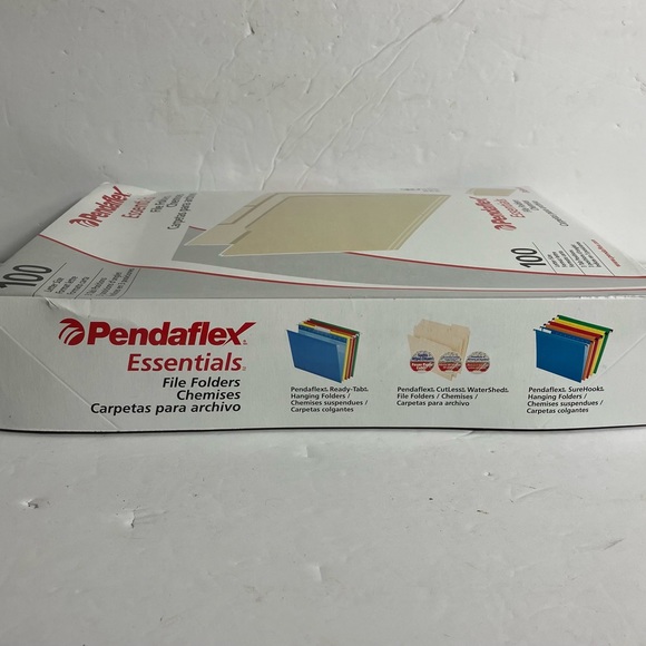 Pendaflex File Folders 100ct. Letter Size 752-1/3 - Picture 2 of 3